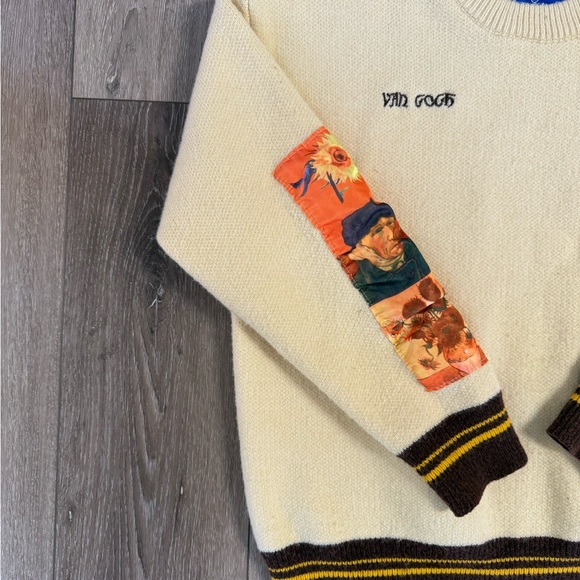 Van Gogh retro Crewneck Sweater - Picture 10 of 10
